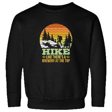 Discover Hiker funny Beer lover Hiking Mountaineering Sweatshirts