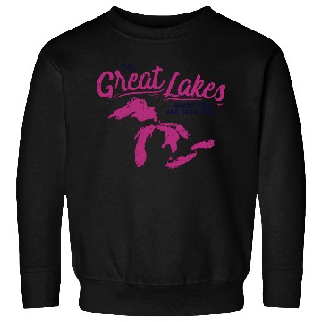 Discover Great Lakes Shark Free Unsalted Summer Vacation Sweatshirts