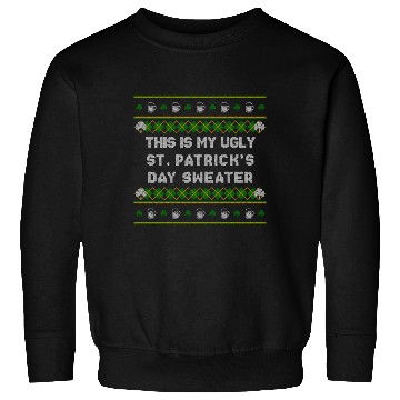 Discover St Patrick'S Day Ugly Beer Drinking Sweatshirts