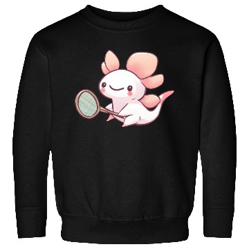 Discover Axolotl tennis badminton design Sweatshirts