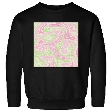 Discover Psychedelic Swirl Green Pink Pattern Sweatshirts