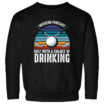 Discover Weekend Forecast Golf Lover Golfer Sport Hobby Sweatshirts