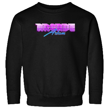 Discover Retro 90s Arcade Adam Logo Sweatshirts