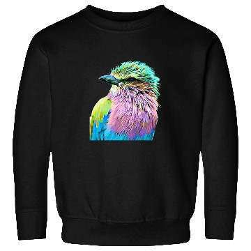 Discover Bird colored colorful bird lover Sweatshirts