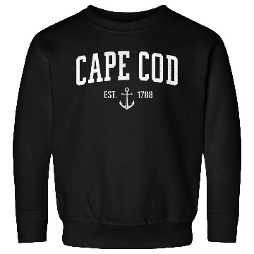 Discover Cape Cod Massachusetts 1788 Nautical Look Sweatshirts