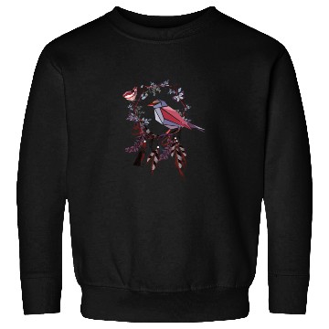 Discover Bird floral Sweatshirts