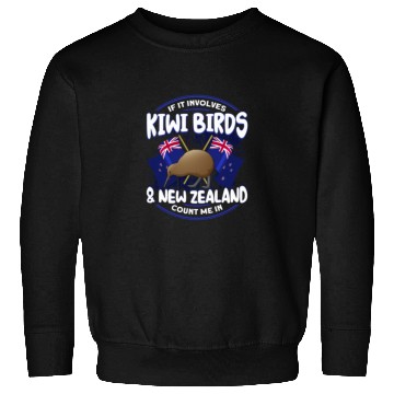 Discover Bird Lover Endangered Species Kiwi Bird Sweatshirts