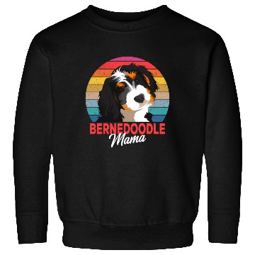 Discover Bernedoodle Mama Dog Mom Owner Sweatshirts