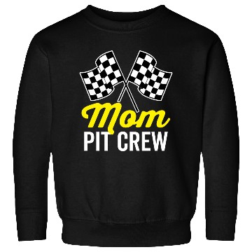 Discover Mom Pit Crew For Racing Party Costume Sweatshirts