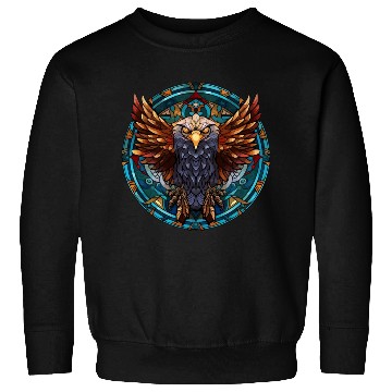 Discover Stained Glass Eagle (2 of 4) Sweatshirts