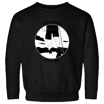 Discover Step, Roam, Explore Hiking Sweatshirts