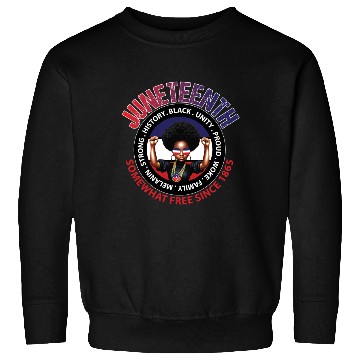 Discover Juneteenth Red White and Blue Power Sweatshirts