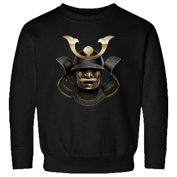 Discover Japanese Samurai Mask Design Sweatshirts