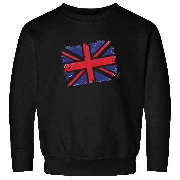Discover Union Jack Vintage UK Flag Great Britain UK Sweatshirts