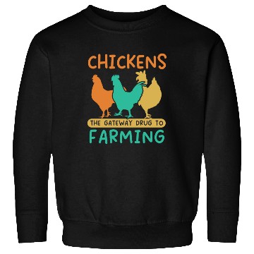 Discover Chicken Farmer Chicken Whisperer Farm Animal Sweatshirts