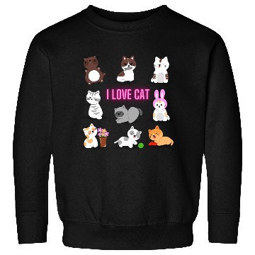 Discover I Love Cat Sweatshirts