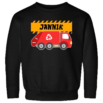 Discover Jannik Trash Truck For Collector Ecologist Sweatshirts