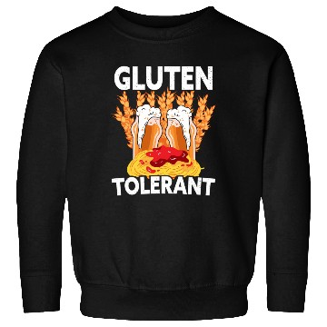 Discover Gluten Tolerant Humor Meme Drinking Sweatshirts