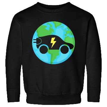 Discover Saving The Planet | EV Electric Vehicle Sweatshirts