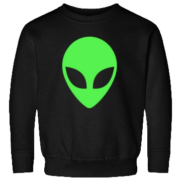 Discover Green Alien Head 90S Style Sweatshirts
