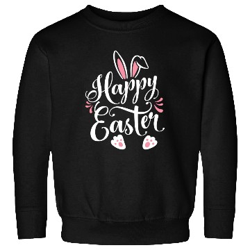 Discover Happy Easter Bunny Rabbit Face Easter Day Sweatshirts