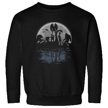 Discover Bigfoot Loch Ness Monster Moth And Aliens Cryptid Sweatshirts