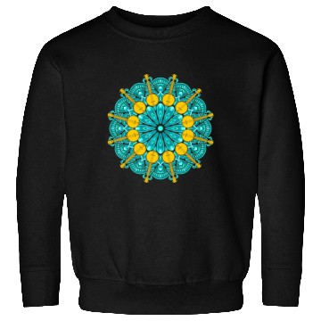 Discover Banjo Mandala Bluegrass Mindfulness & Nature Sweatshirts