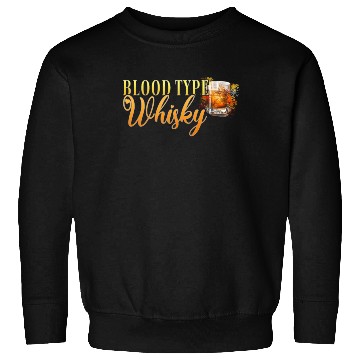 Discover Blood Type Whisky Cocktail for Bartender Sweatshirts