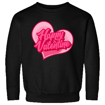 Discover Happy Valentine typography Sweatshirts