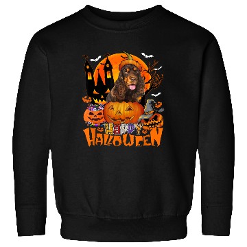 Discover Halloween English Cocker Spaniel In Candy Sweatshirts