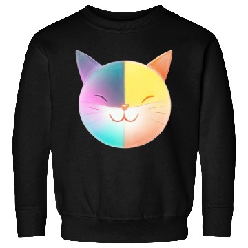 Discover A cat smiling Sweatshirts
