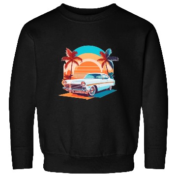 Discover summer style Miami street , sunrise Sweatshirts