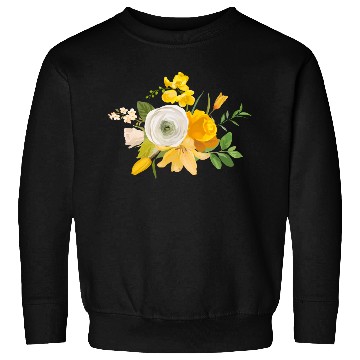 Discover Yellow Flower Sweatshirts