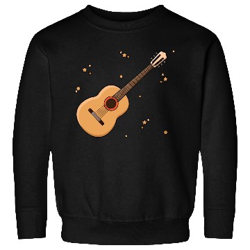 Discover Cute Guitar Player Gift Kids Print Sweatshirts
