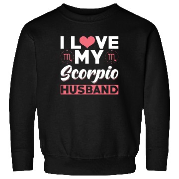 Discover I love my Scorpio Husband Sweatshirts