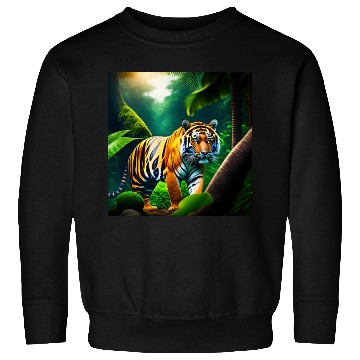 Discover Tiger in Jungle Sweatshirts