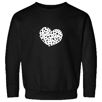 Discover Spotted Heart Dalmatian Sweatshirts