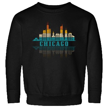 Discover Chicago yline Illinois Vintage Pride Sweatshirts