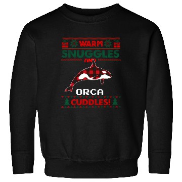 Discover Orca Whale Pajama Ugly Sweatshirts