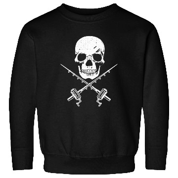 Discover ull And Fishing Rod Pirate Flag Sweatshirts