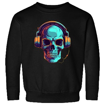 Discover Synthwave Specter A Ghostly DJ Sweatshirts