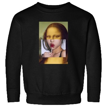 Discover Mona Lisa Lollipop Mona Lisa Sweatshirts