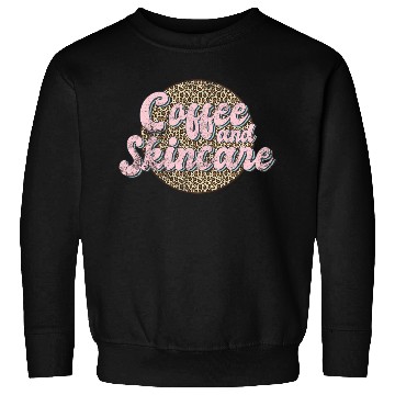 Discover Coffee And incare Leopard Esthetician incare Sweatshirts