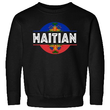 Discover Haitian Flag Haiti Coat Of Arm Ayiti Day Pride Sweatshirts