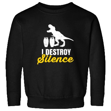 Discover T-Rex Conga Drum Player Drummer Percussion Music Sweatshirts