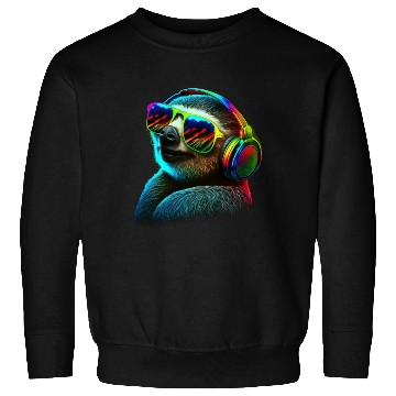 Discover Sloth Music Sweatshirts