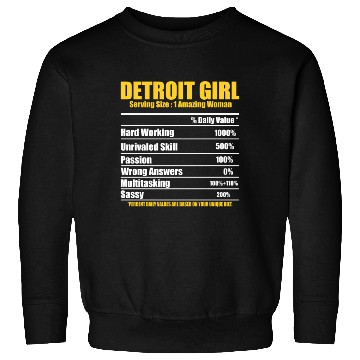 Discover Hilarious Detroit Definition Motor City American Sweatshirts
