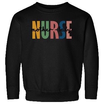 Discover Leopard Mother Baby Nurse Nursing Student School Sweatshirts