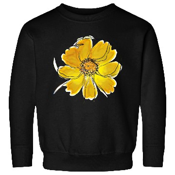 Discover Radiant Yellow Blossom Flower Sweatshirts