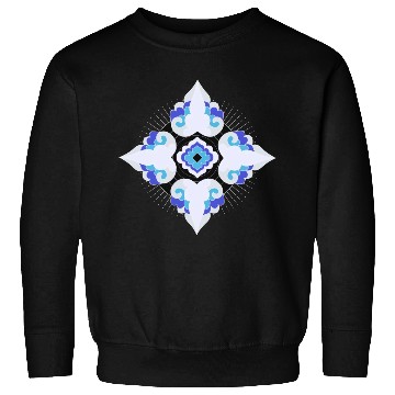 Discover Geometric Snowflakes Sweatshirts